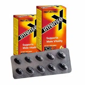 10 Pillen Herbal Intense 80mg aus der Produktlinie Herbal Black der Marke Herbal200 für die männliche Vitalität.