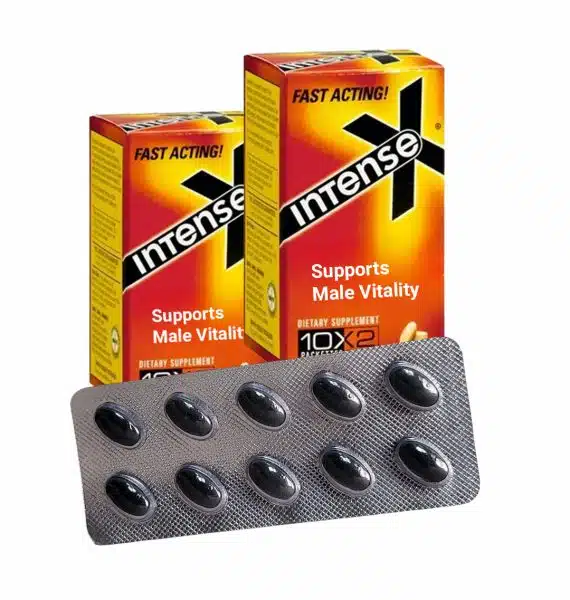 10 Pillen Herbal Intense 80mg aus der Produktlinie Herbal Black der Marke Herbal200 für die männliche Vitalität.