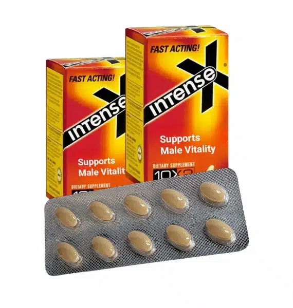 10 Pillen Herbal Intense 20mg aus der Produktlinie Herbal Yellow der Marke Herbal200 für die männliche Vitalität.